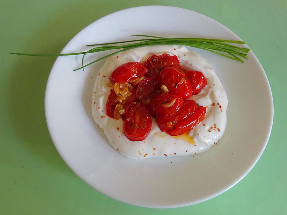 Geröstete Kirschtomaten mit Joghurt von OsnaBSC| Chefkoch
