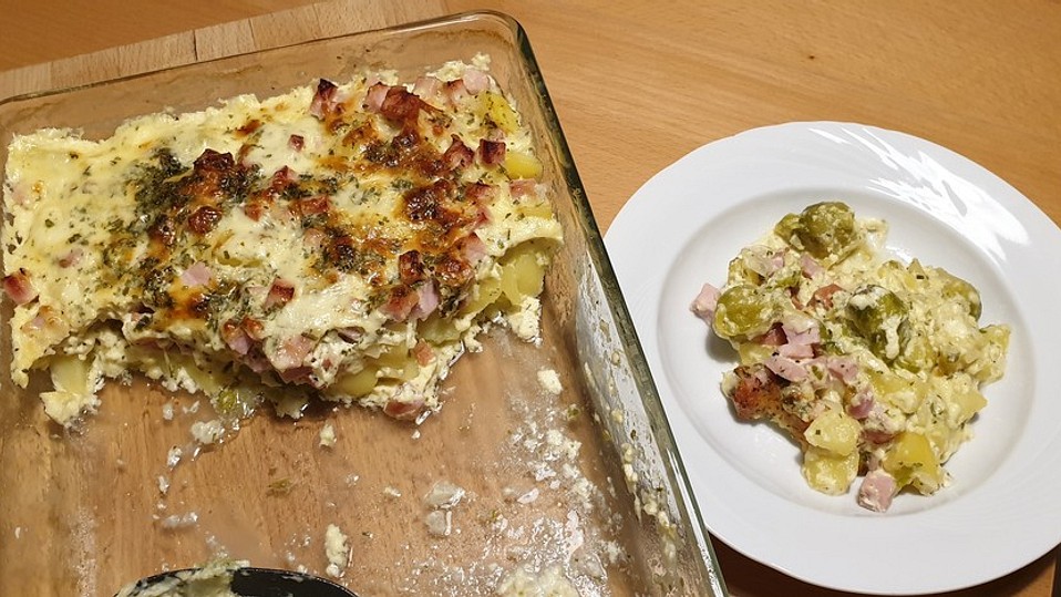 Rosenkohl-Kartoffel-Kasseler-Auflauf von twipa