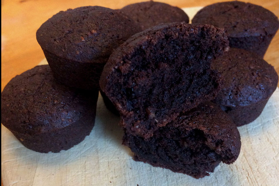 Vegane Schokoladenmuffins