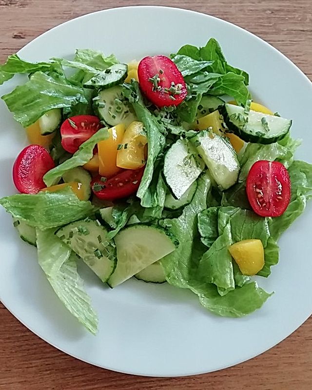 Einfacher gemischter Salat