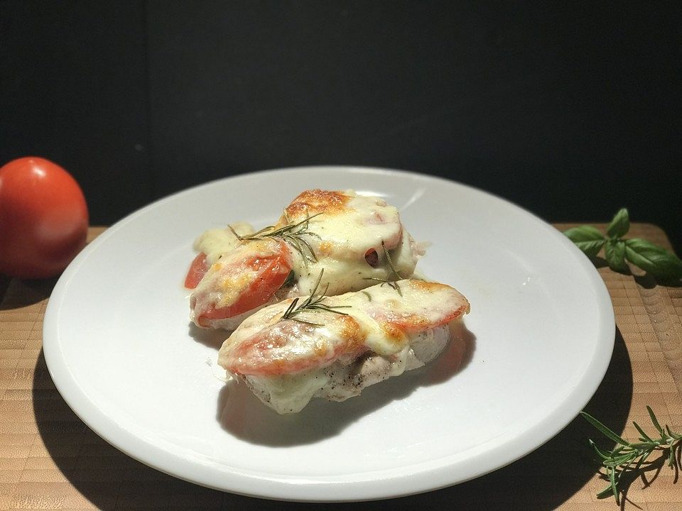 Hähnchenbrust mit Tomate-Mozzarella überbacken von kochmaus54| Chefkoch