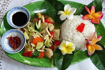 Cap Cay Bakso Ayam pedas ala Warung Ibu Ani