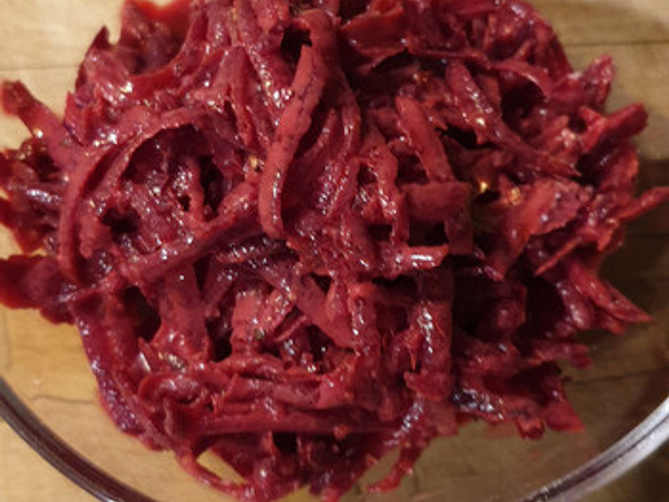 Rohkost Rote Bete-Knoblauch-Salat von stefan311 | Chefkoch