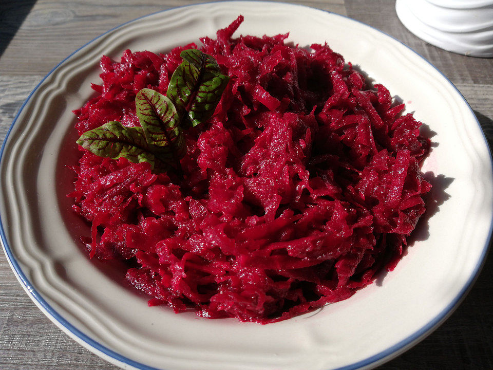 Rohkost Rote Bete-Knoblauch-Salat von stefan311| Chefkoch