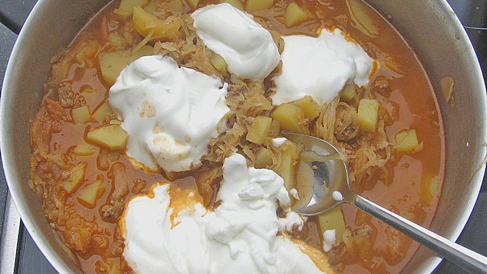 Paprika-Sauerkraut-Topf von Kringelchen