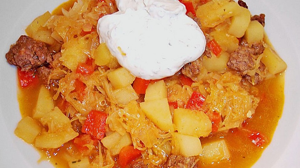 Paprika-Sauerkraut-Topf von Kringelchen