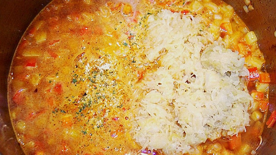 Paprika-Sauerkraut-Topf von Kringelchen