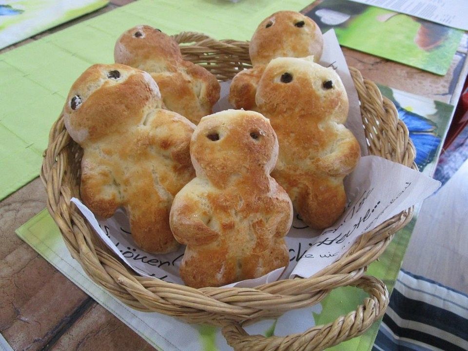 Gluten- und laktosefreie Weckmänner oder Stutenkerle| Chefkoch