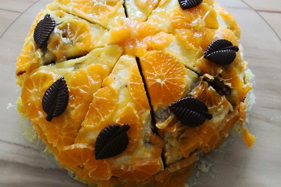 Schoko-Orangen-Torte