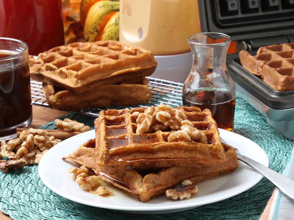 Würzige Kürbiswaffeln von BlenderBottle| Chefkoch