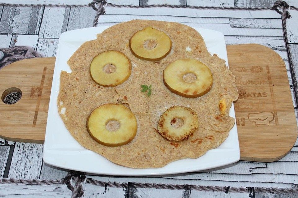 Süßer Gourmet-Apfel-Pfannkuchen à la Didi