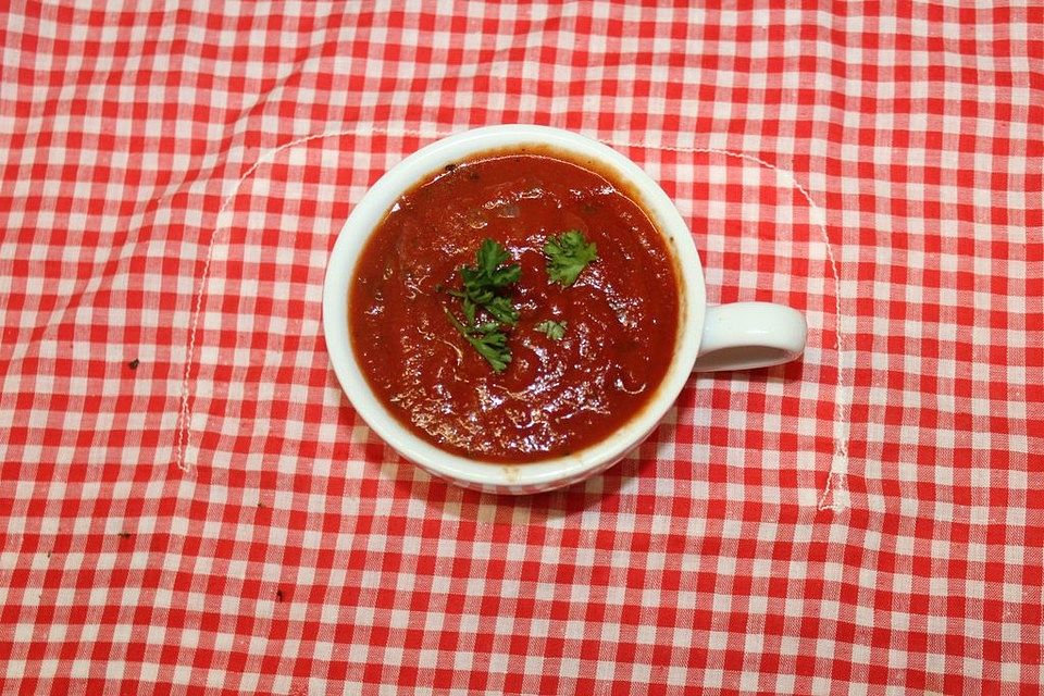 Tomatensauce zum Dippen oder für Burger