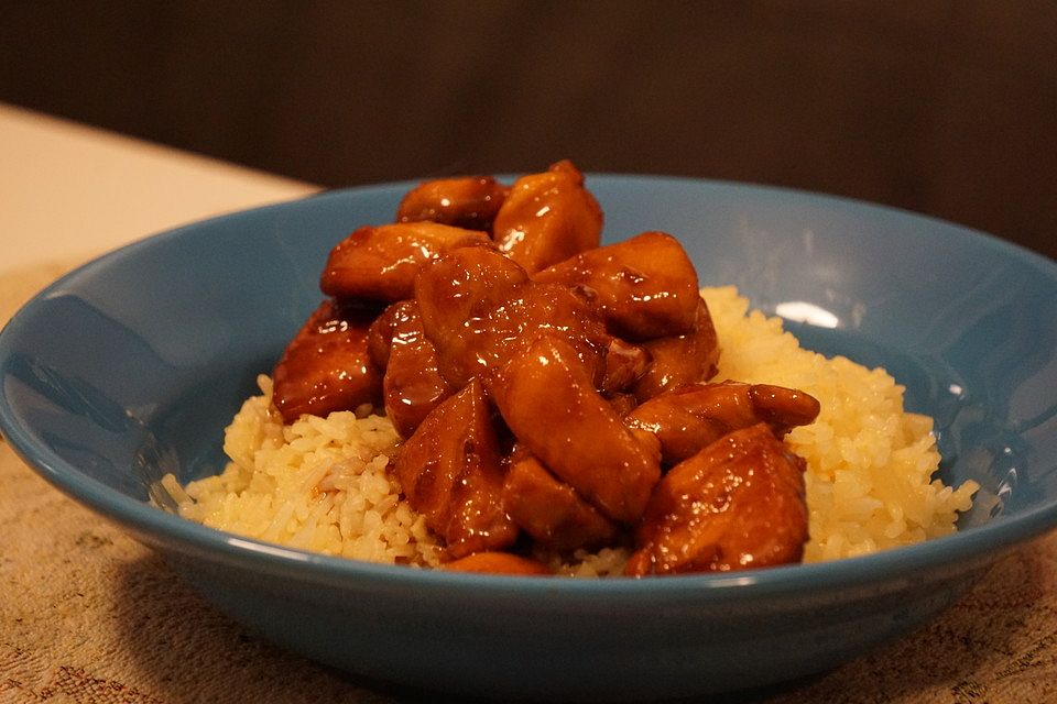 Hähnchen Teriyaki aus 3 Zutaten