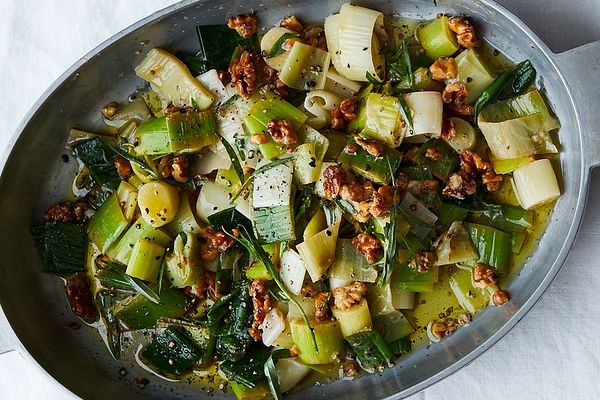 Lauchgemüse in Walnuss-Estragon-Vinaigrette von HatteMalHaar | Chefkoch