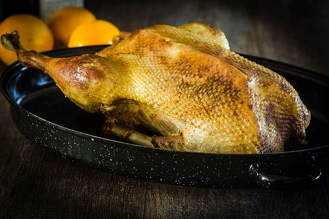 Gans mit Orangenfüllung und Orangensoße von detlevn_59| Chefkoch