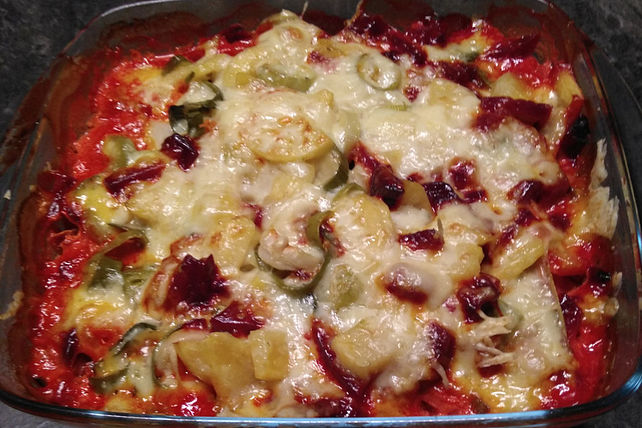 Rote Bete-Kartoffel-Lauch-Gratin von MarieRefohnefeits| Chefkoch