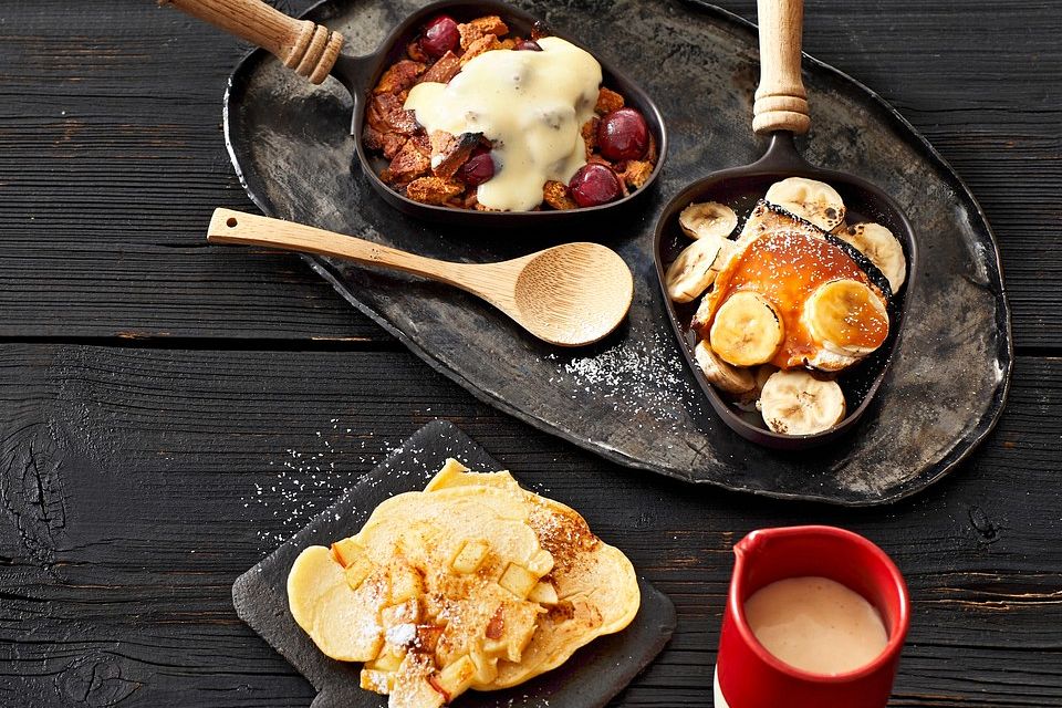 Süße Raclette-Pfännchen