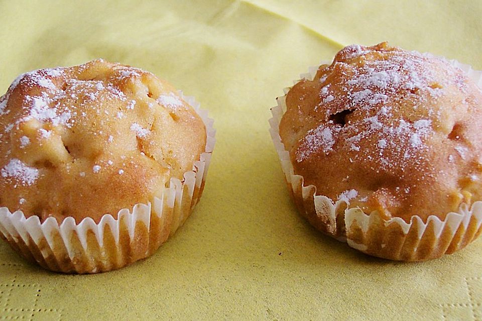 Frische Apfel - Zitronen - Muffins