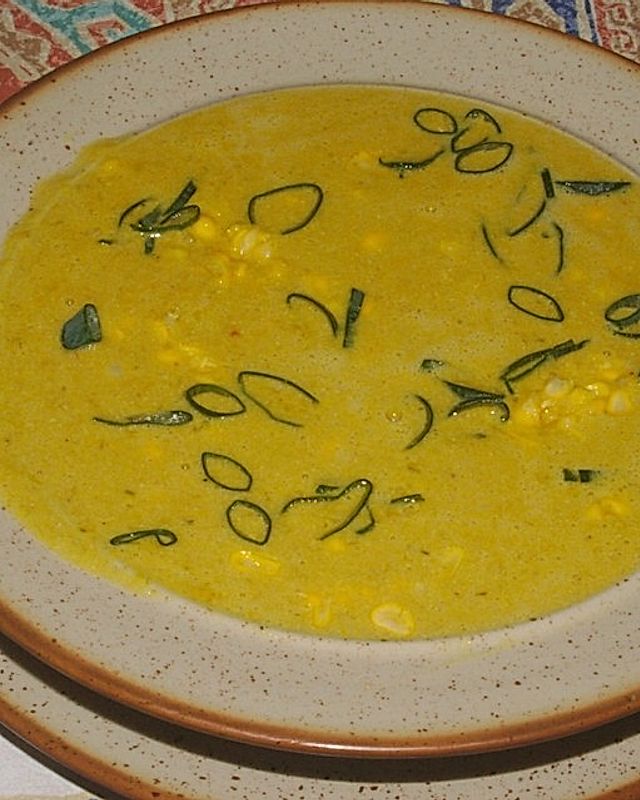 Thai Kokos-Mais-Suppe