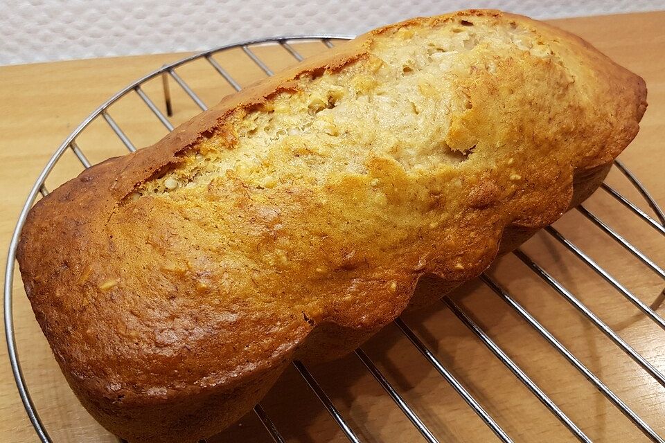 Süßes Bananenbrot mit Mandeln