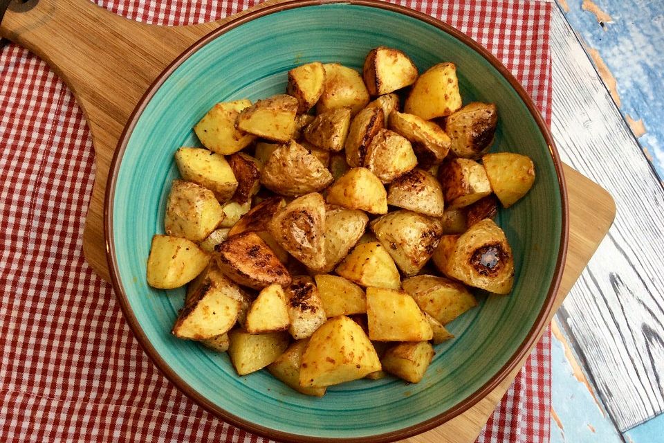 Schnelle vegane Ofenkartoffeln