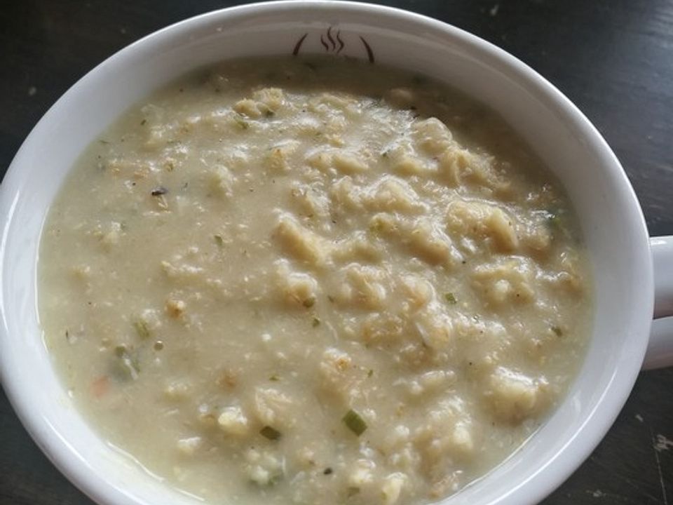 Haferflockensuppe Oder Herzhaftes Porridge Von Anakonda1978 Chefkoch