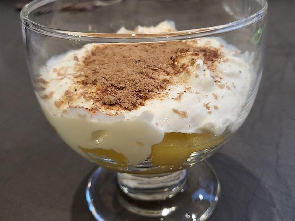 Apfel-Amaretto-Quarkspeise| Chefkoch