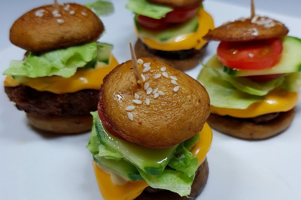 Low carb Champignon Burger
