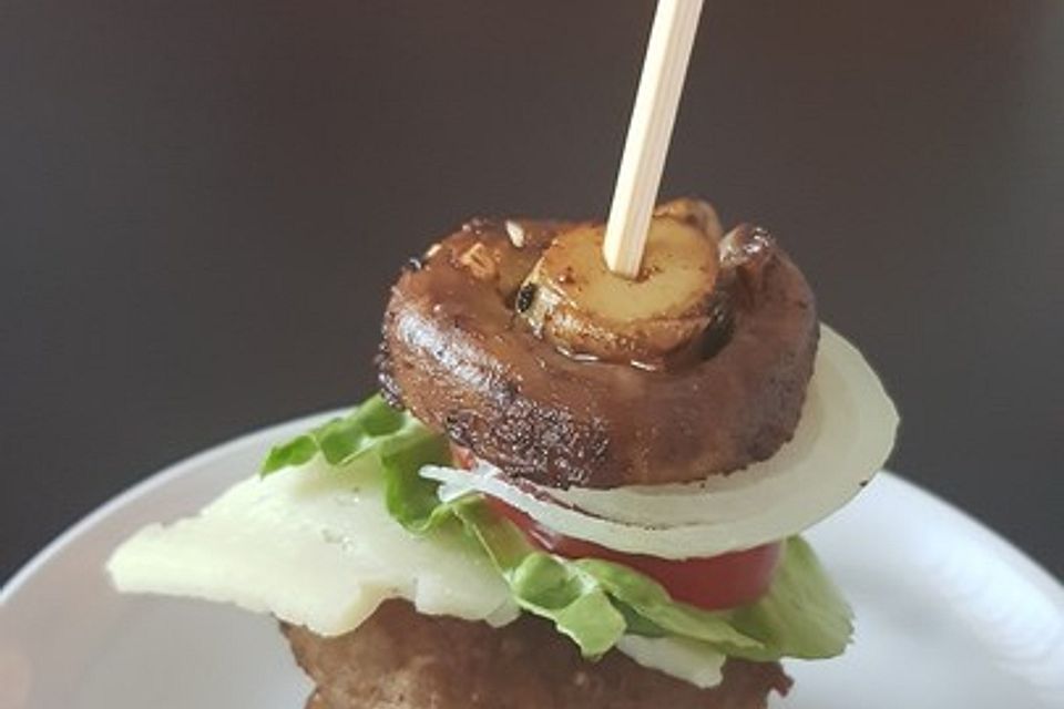 Low carb Champignon Burger Low carb Champignon Burger