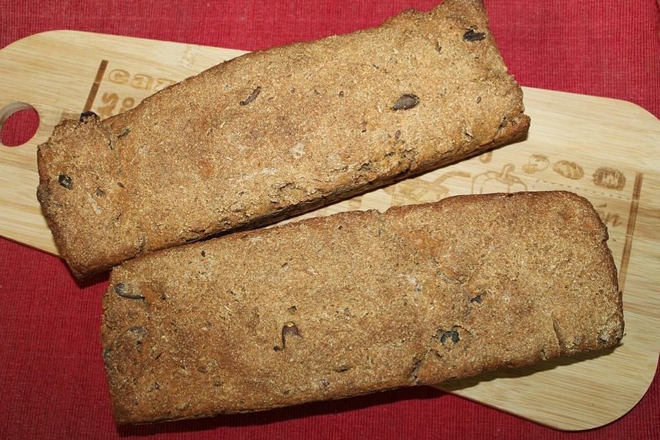 Weizen-Roggen-Sauerteigbrot mit Kefir, Leinsamen und Kürbiskernen