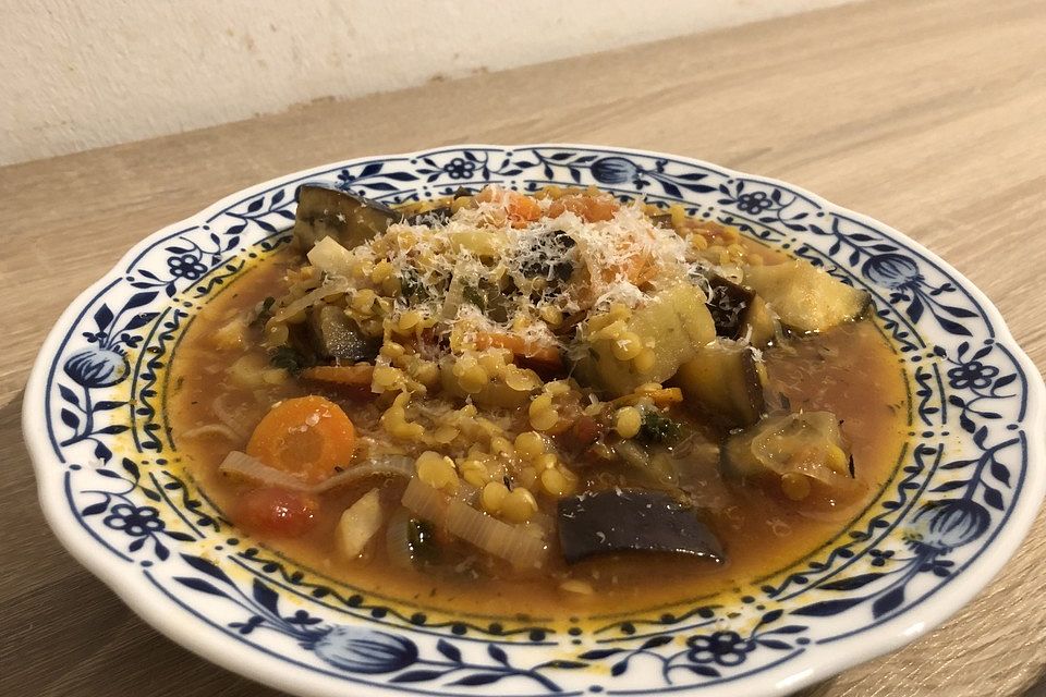 Abruzzesische Linsensuppe