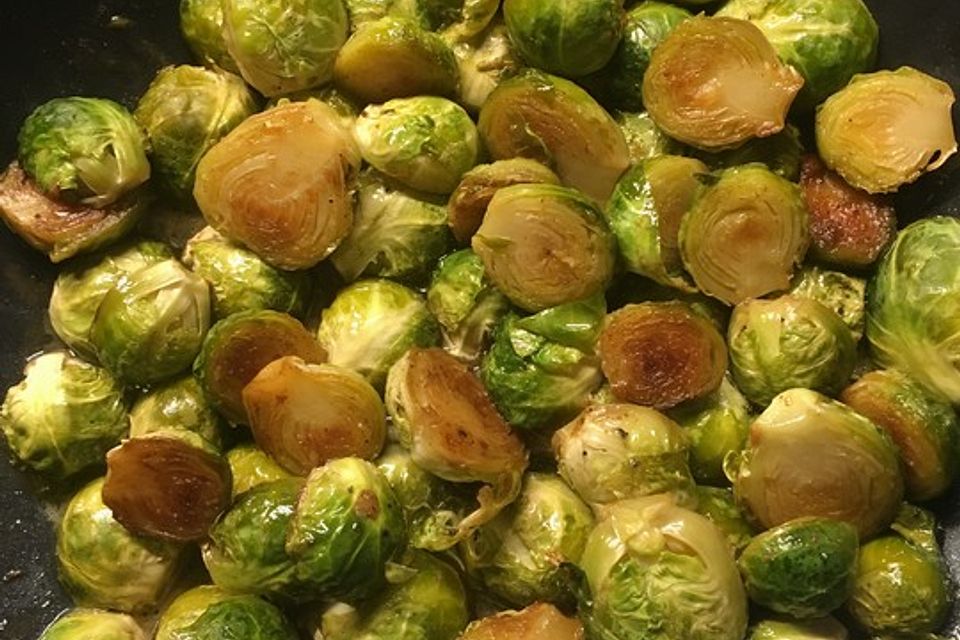 Rosenkohl karamellisiert Rosenkohl karamellisiert