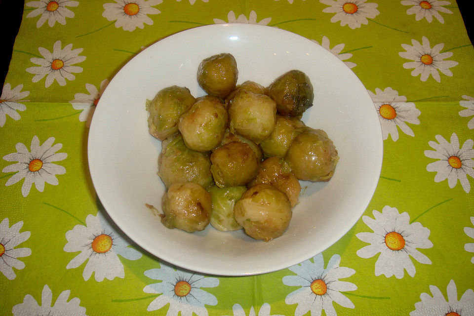 Rosenkohl karamellisiert Rosenkohl karamellisiert