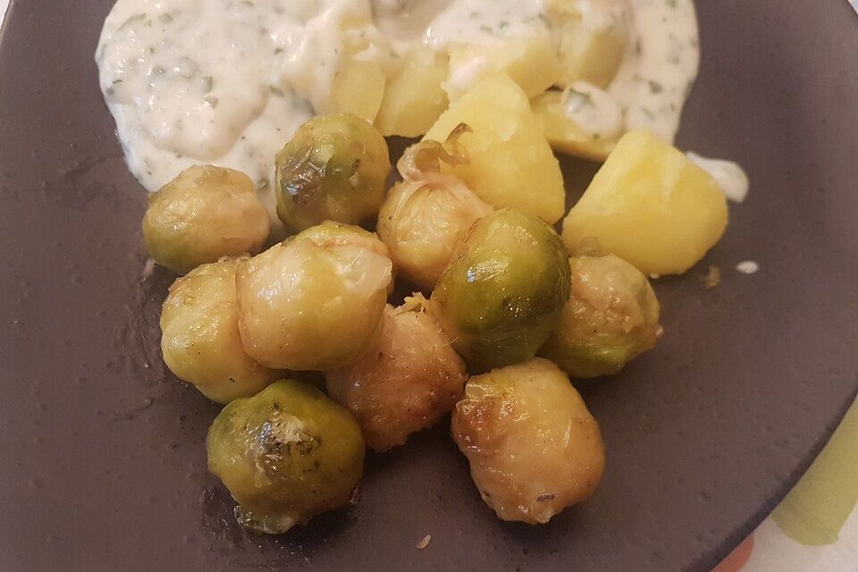 Rosenkohl karamellisiert Rosenkohl karamellisiert