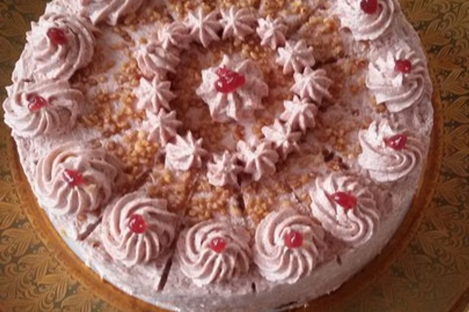 Glühwein-Buttercreme-Torte