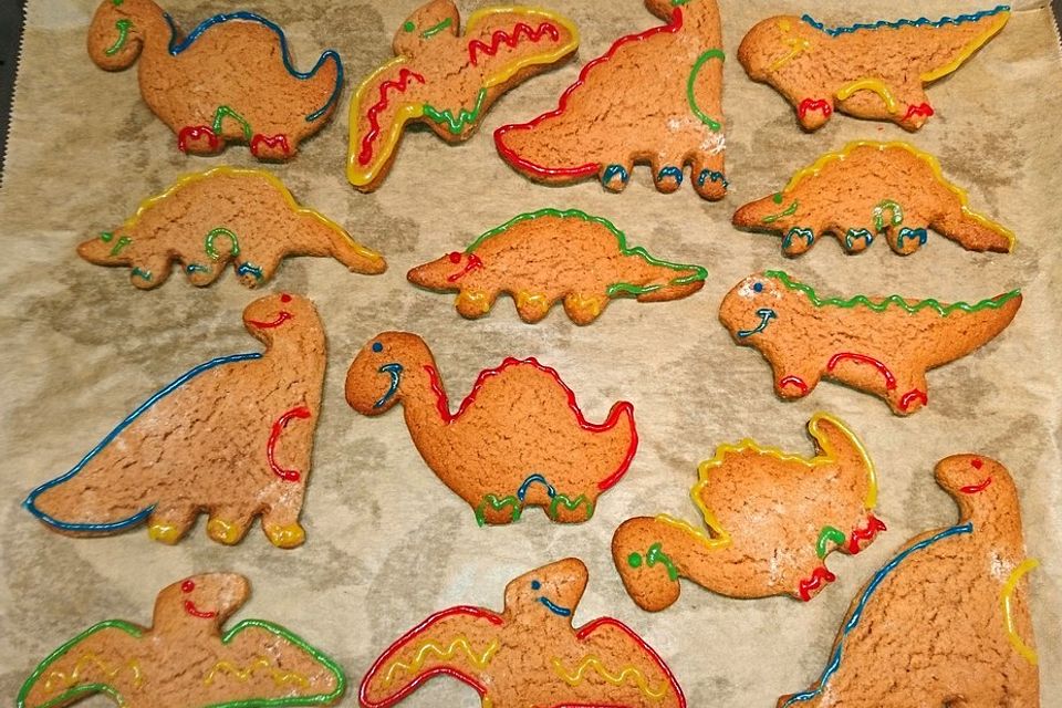 Weiche Dino-Lebkuchen