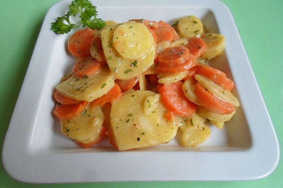 Pastinaken-Möhren-Ragout