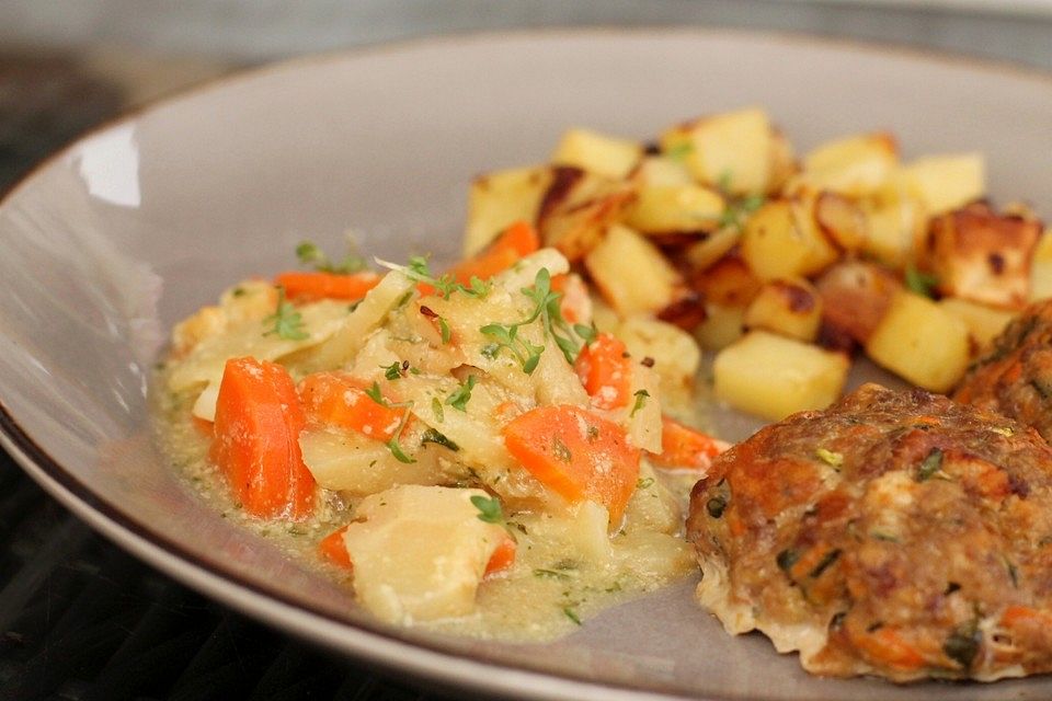 Pastinaken-Möhren-Ragout