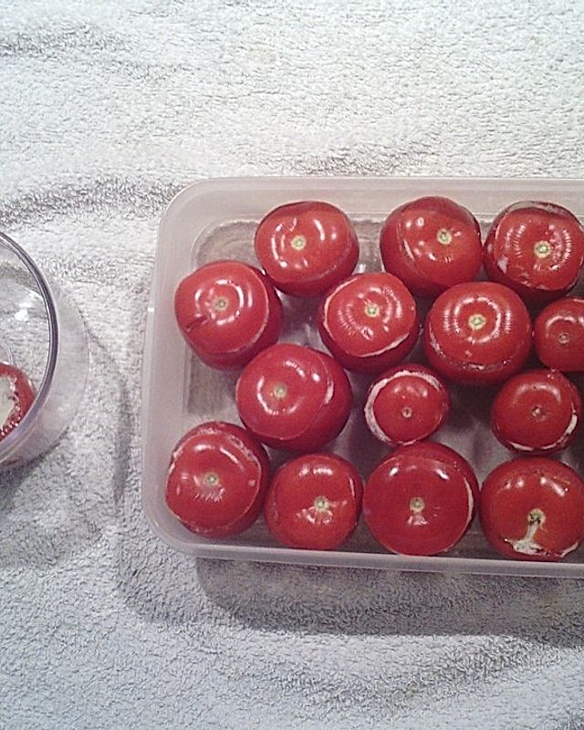 Tomaten mit Thunfischfüllung