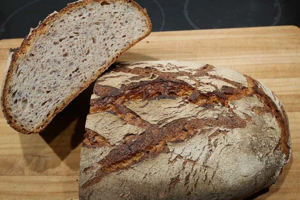 Helles Leinsamenbrot