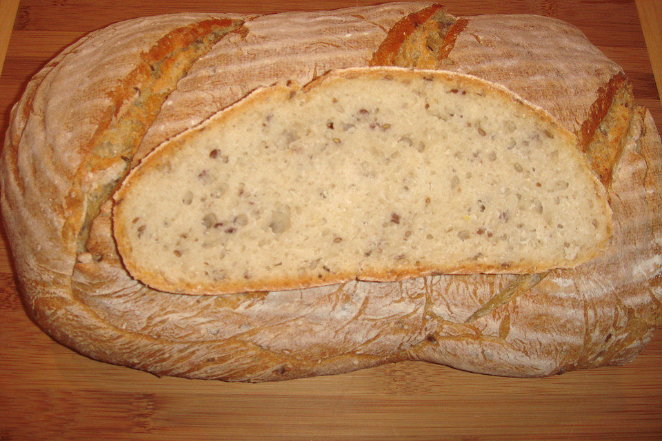 Helles Leinsamenbrot