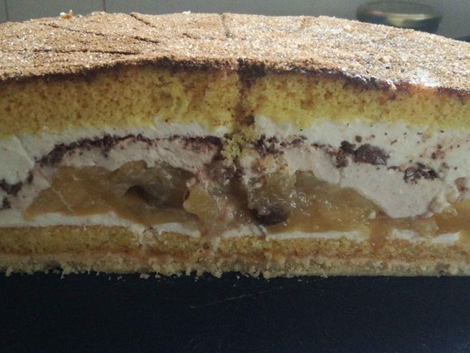 Bratapfel-Zimt-Käsesahne-Torte von paul_k| Chefkoch Bratapfel-Zimt-Käsesahne-Torte von paul_k| Chefkoch