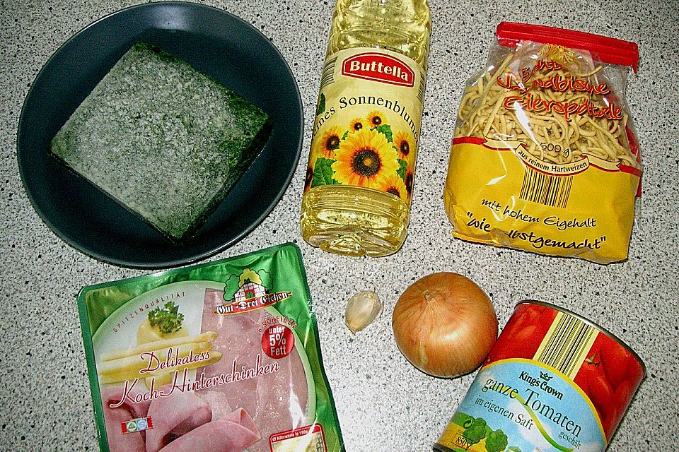 Aldis Spinat - Spätzle