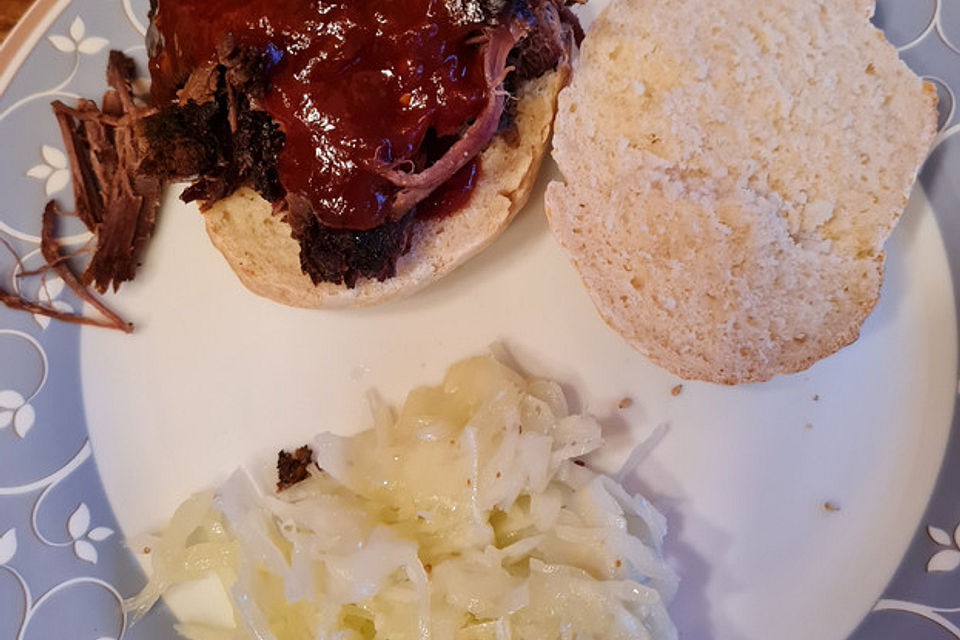 Pulled Beef mit BBQ Sauce und Gewürzmischung