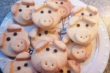 Glutenfreie Glücksschweinchen