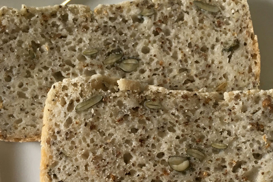 Glutenfreies Reisbrot ohne Fertigmehlmischungen - Clean Cooking