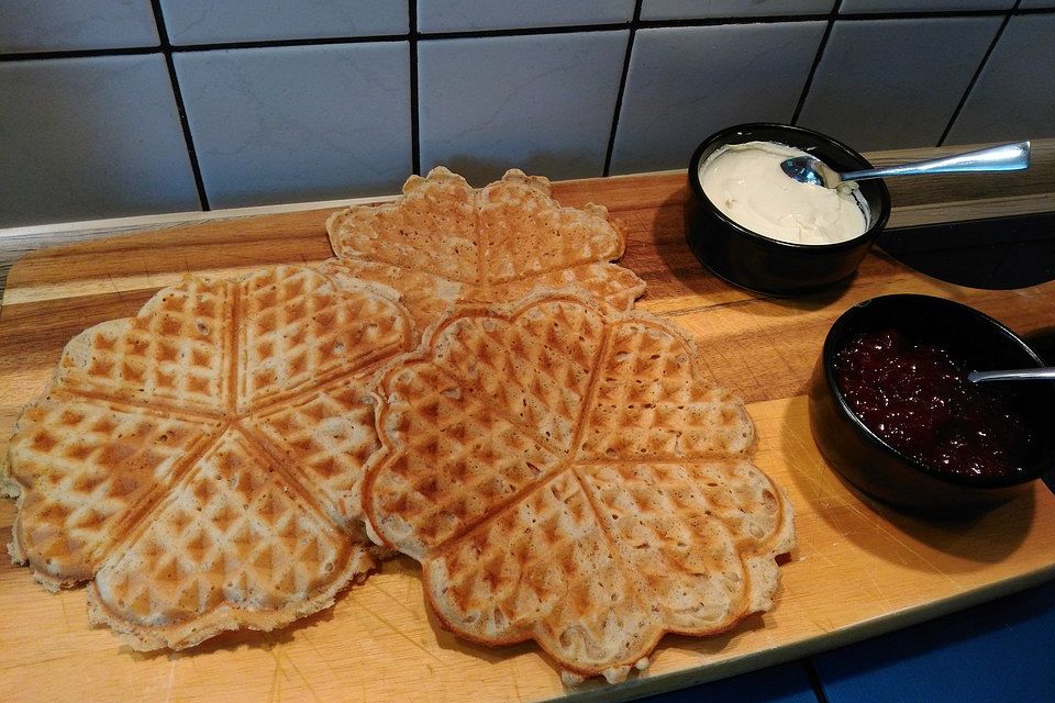 Mandelwaffeln Mandelwaffeln