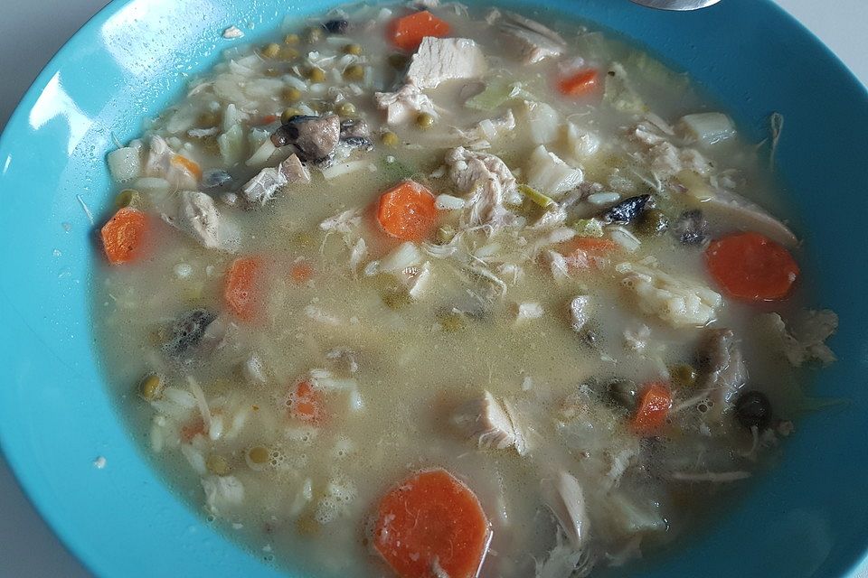 Hühnersuppe mit Reis Hühnersuppe mit Reis