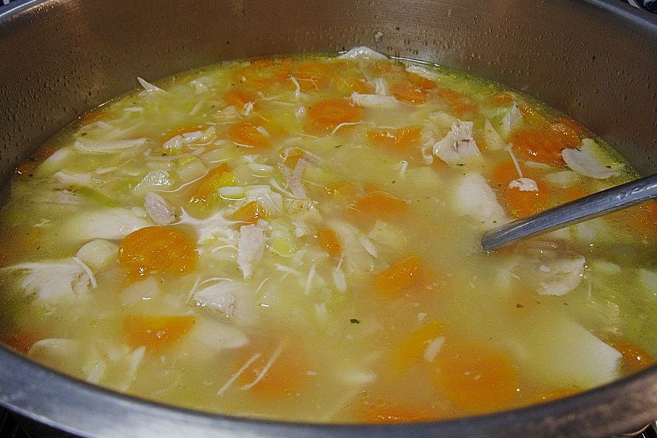 Hühnersuppe mit Reis Hühnersuppe mit Reis