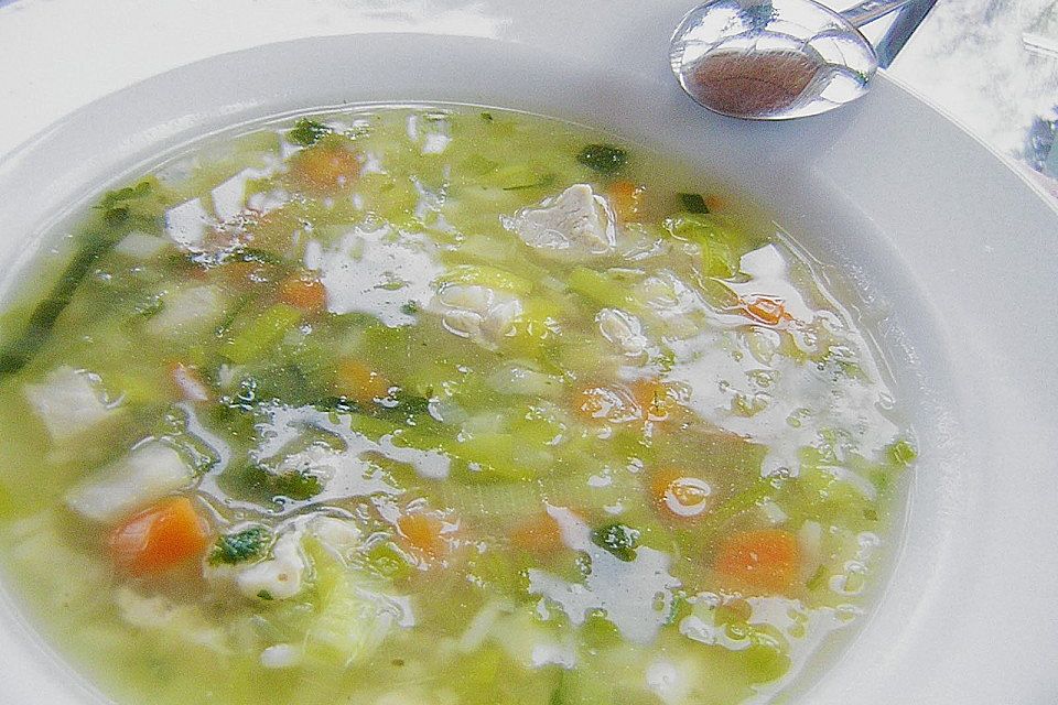 Hühnersuppe mit Reis Hühnersuppe mit Reis